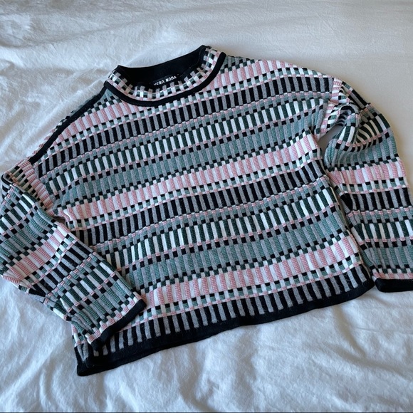 ASOS Cropped High-Neck Sweater - Picture 1 of 9